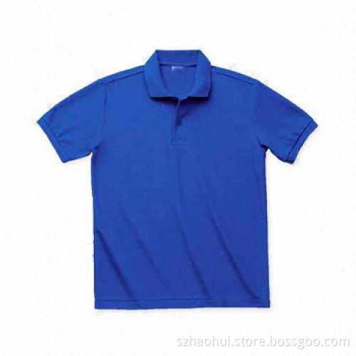 Men's Blank Polo Shirt with 160-280g Weights, Sizes of XS-3XL